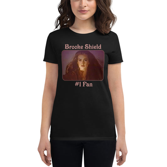 Brooke Shield #1 Fan Women's Short Sleeve T-shirt Dark